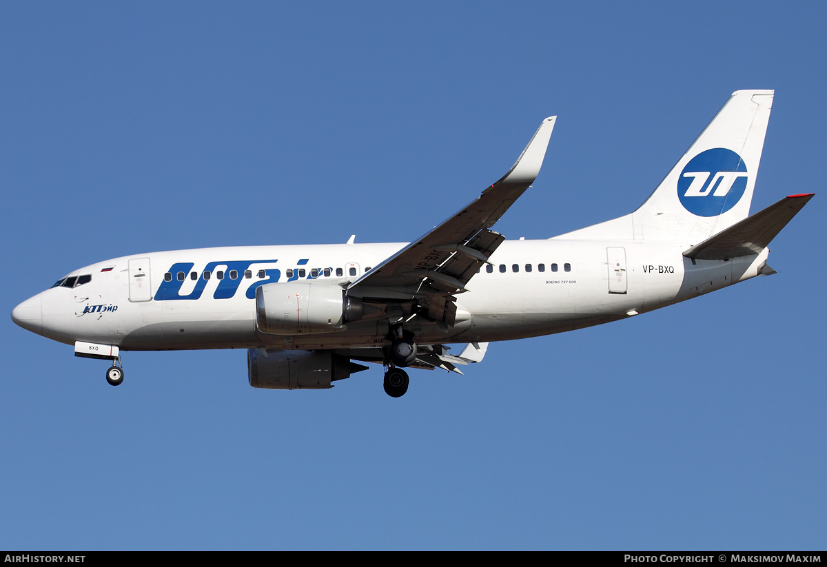 Aircraft Photo of VP-BXQ | Boeing 737-524 | UTair | AirHistory.net #248019