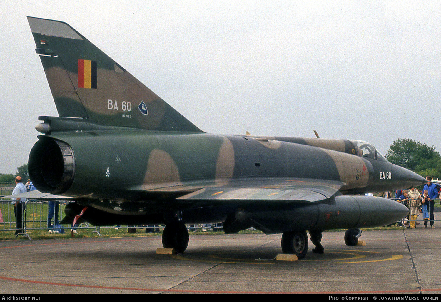Aircraft Photo of BA60 | Dassault Mirage 5BA | Belgium - Air Force | AirHistory.net #248023