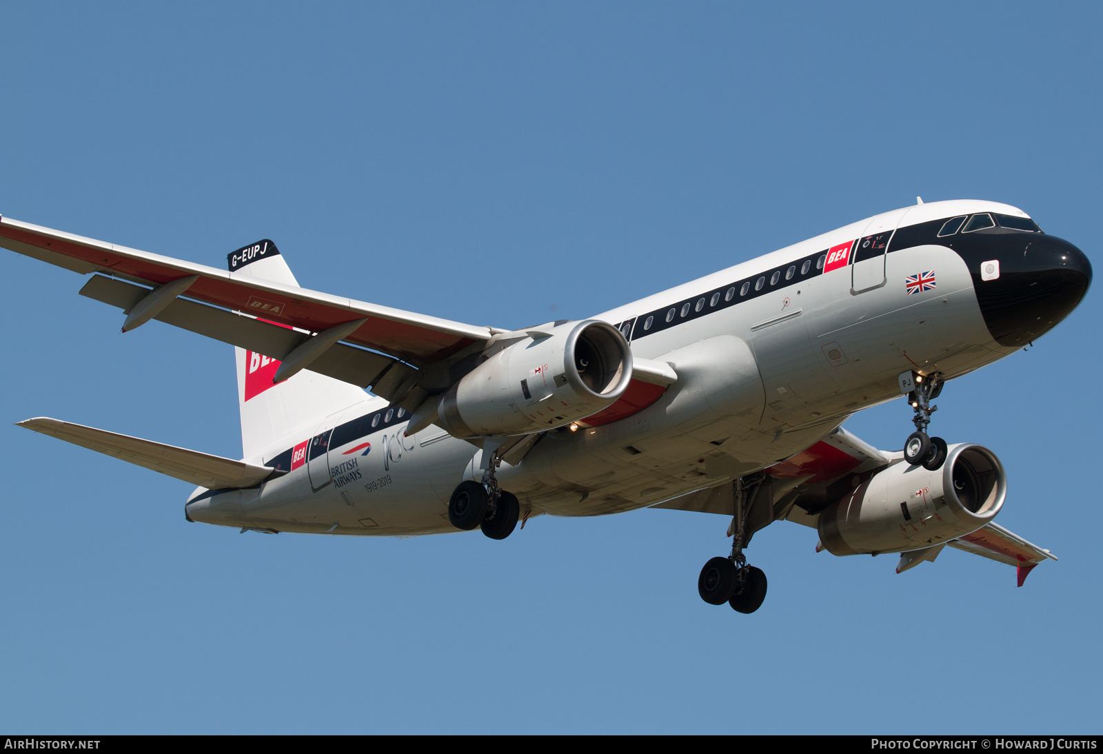 Aircraft Photo of G-EUPJ | Airbus A319-131 | British Airways | BEA - British European Airways | AirHistory.net #248032