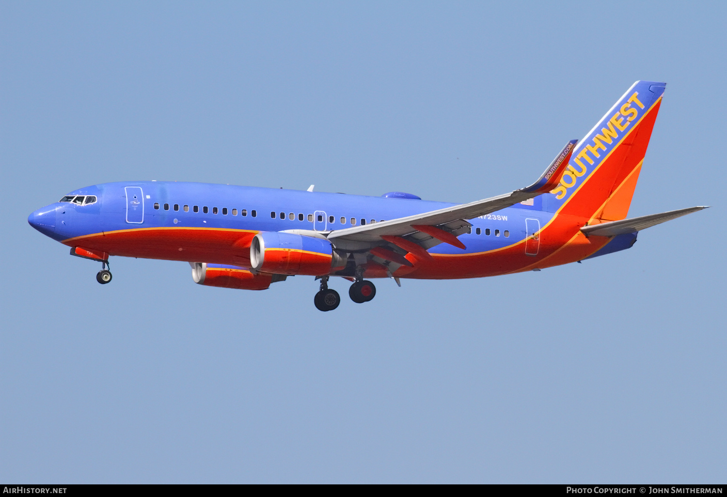 Aircraft Photo of N723SW | Boeing 737-7H4 | Southwest Airlines | AirHistory.net #248035