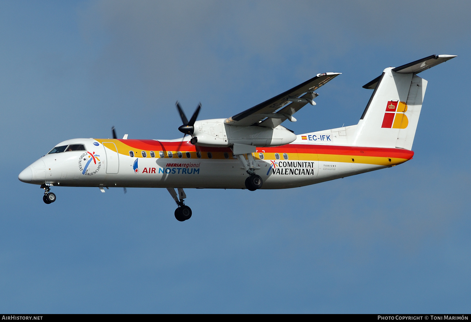 Aircraft Photo of EC-IFK | Bombardier DHC-8-315Q Dash 8 | Iberia Regional | AirHistory.net #248037