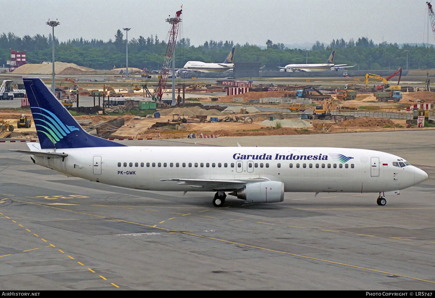 Aircraft Photo of PK-GWK | Boeing 737-4U3 | Garuda Indonesia | AirHistory.net #248039