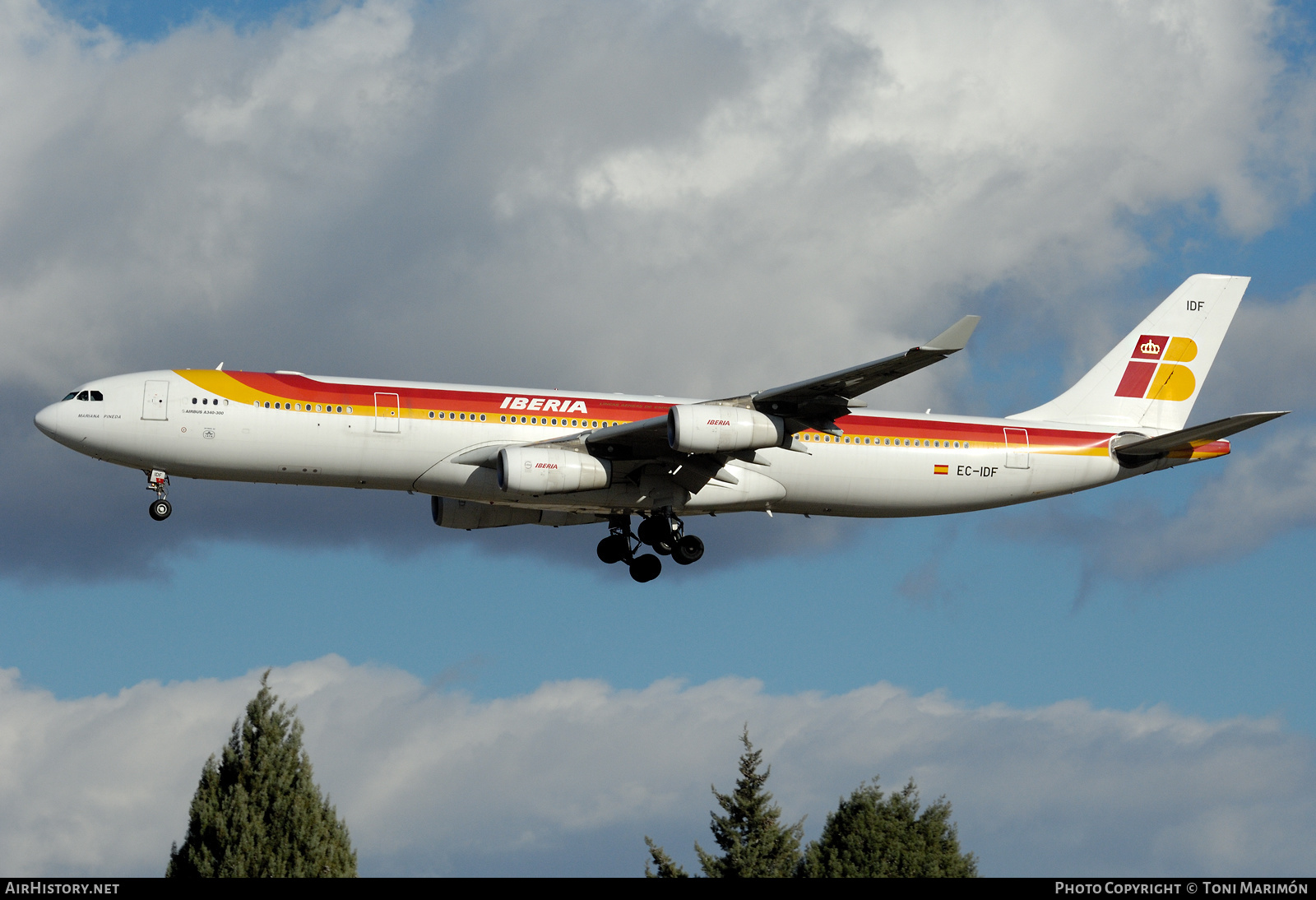 Aircraft Photo of EC-IDF | Airbus A340-313 | Iberia | AirHistory.net #248043