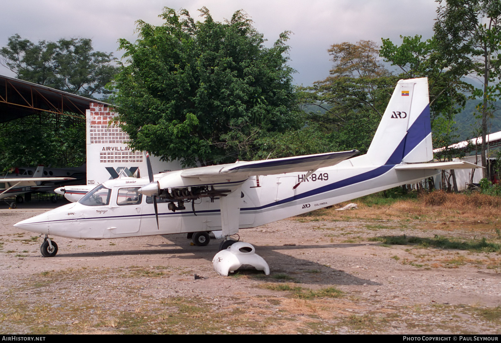 Aircraft Photo of HK-849 | Britten-Norman BN-2A-6 Islander | ARO - Aerovías Regionales Del Oriente | AirHistory.net #248060