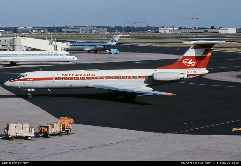 Aircraft Photo of DDR-SCS | Tupolev Tu-134AK | Interflug | AirHistory.net #248068
