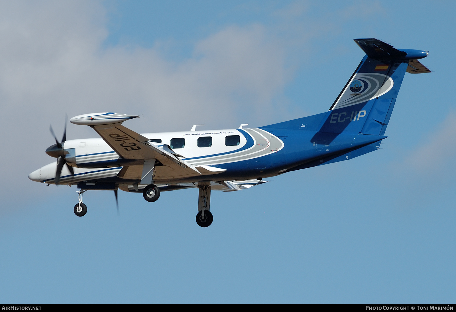 Aircraft Photo of EC-IIP | Piper PA-42-1000 Cheyenne IV | Aerodynamics Malaga | AirHistory.net #248097