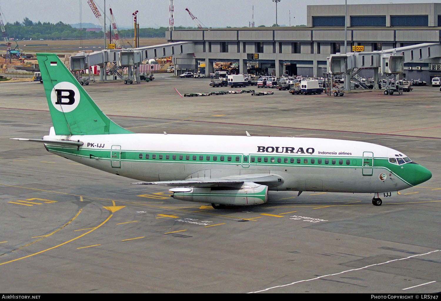 Aircraft Photo of PK-IJJ | Boeing 737-230/Adv | Bouraq Indonesia Airlines | AirHistory.net #248101