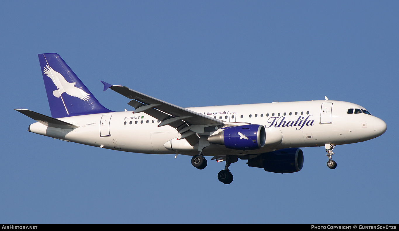Aircraft Photo of F-OHJV | Airbus A319-112 | Khalifa Airways | AirHistory.net #248181