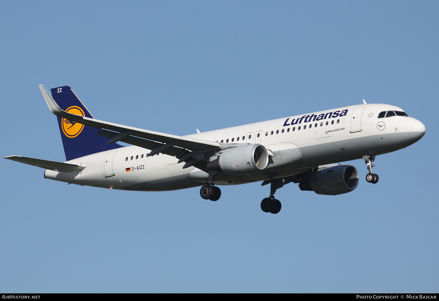 Aircraft Photo of D-AIZZ | Airbus A320-214 | Lufthansa | AirHistory.net #248187