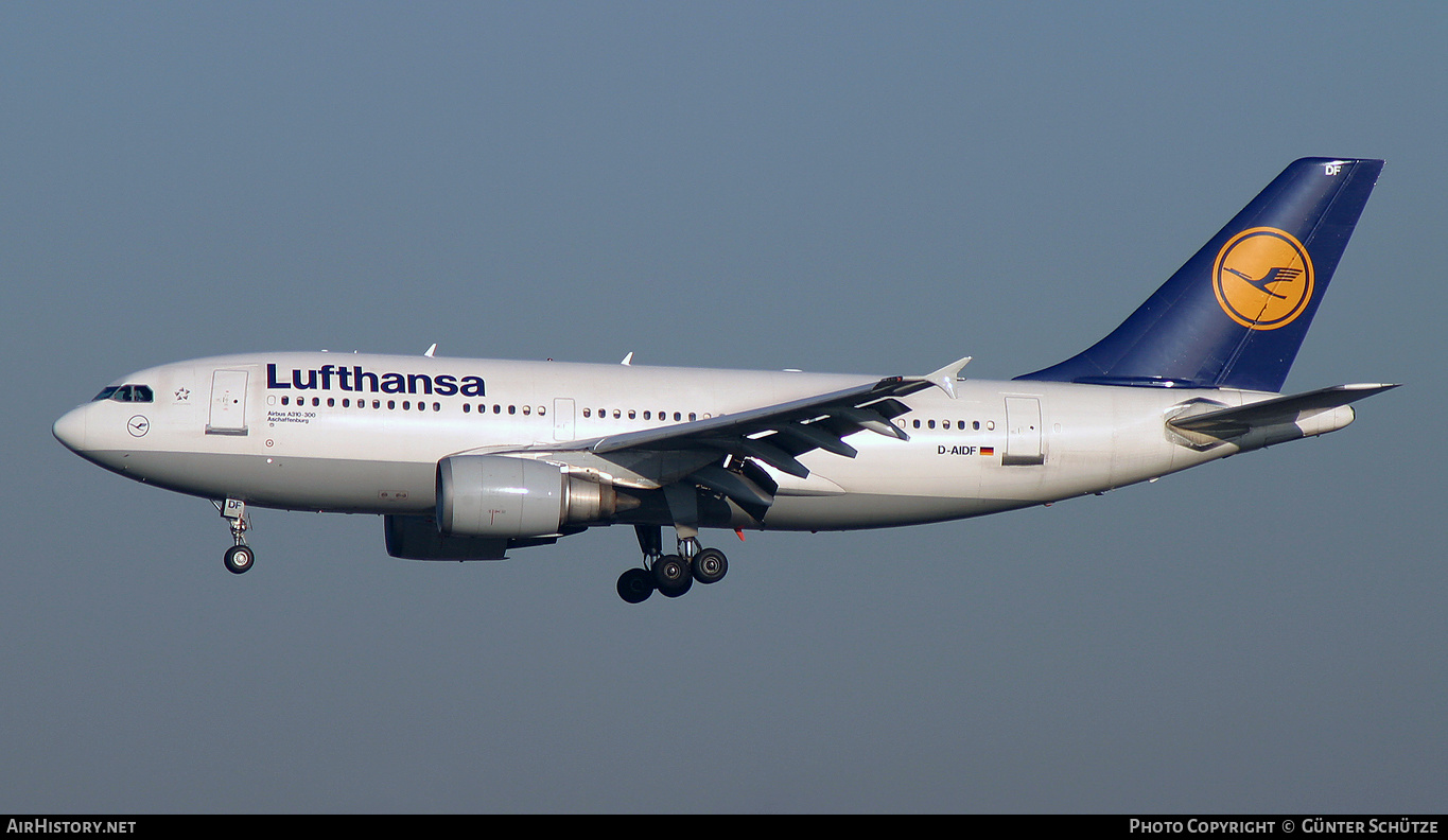 Aircraft Photo of D-AIDF | Airbus A310-304 | Lufthansa | AirHistory.net #248197
