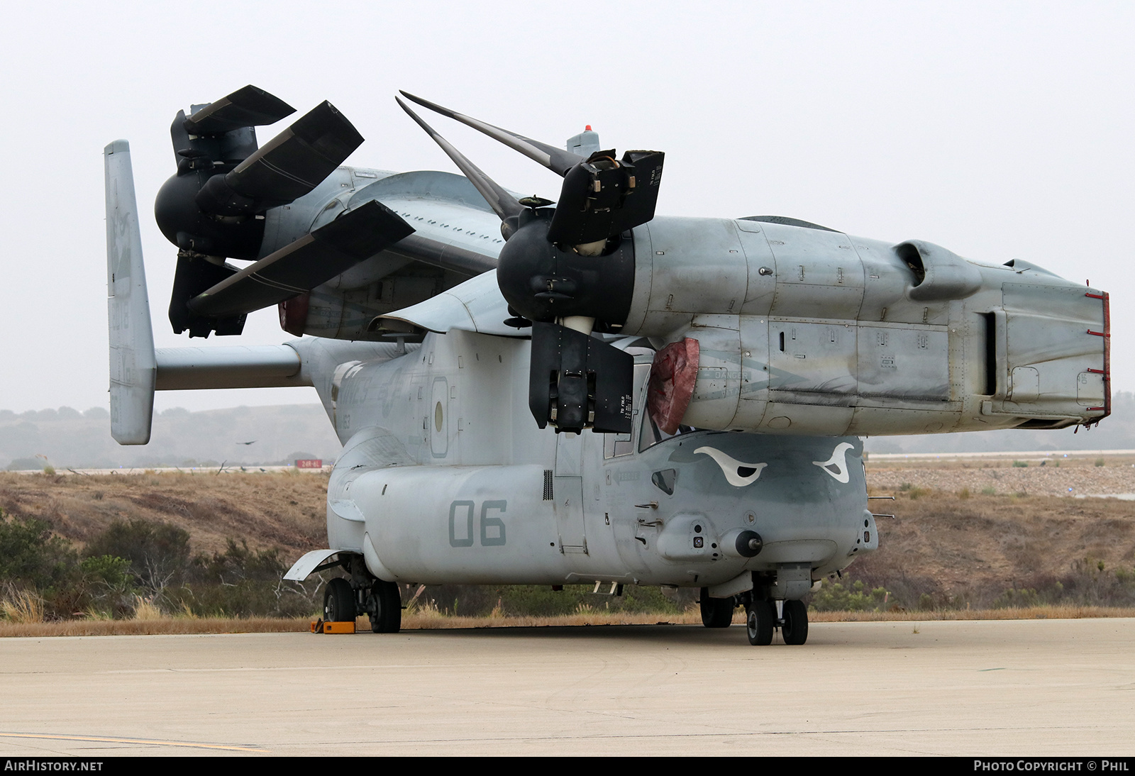 Aircraft Photo of 168018 / 8018 | Bell-Boeing MV-22B Osprey | USA - Marines | AirHistory.net #248208