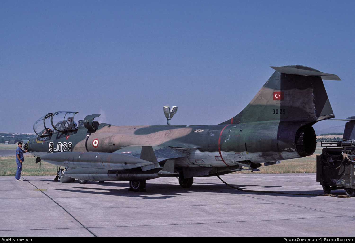 Aircraft Photo of 3029 | Lockheed TF-104G Starfighter | Turkey - Air Force | AirHistory.net #248223