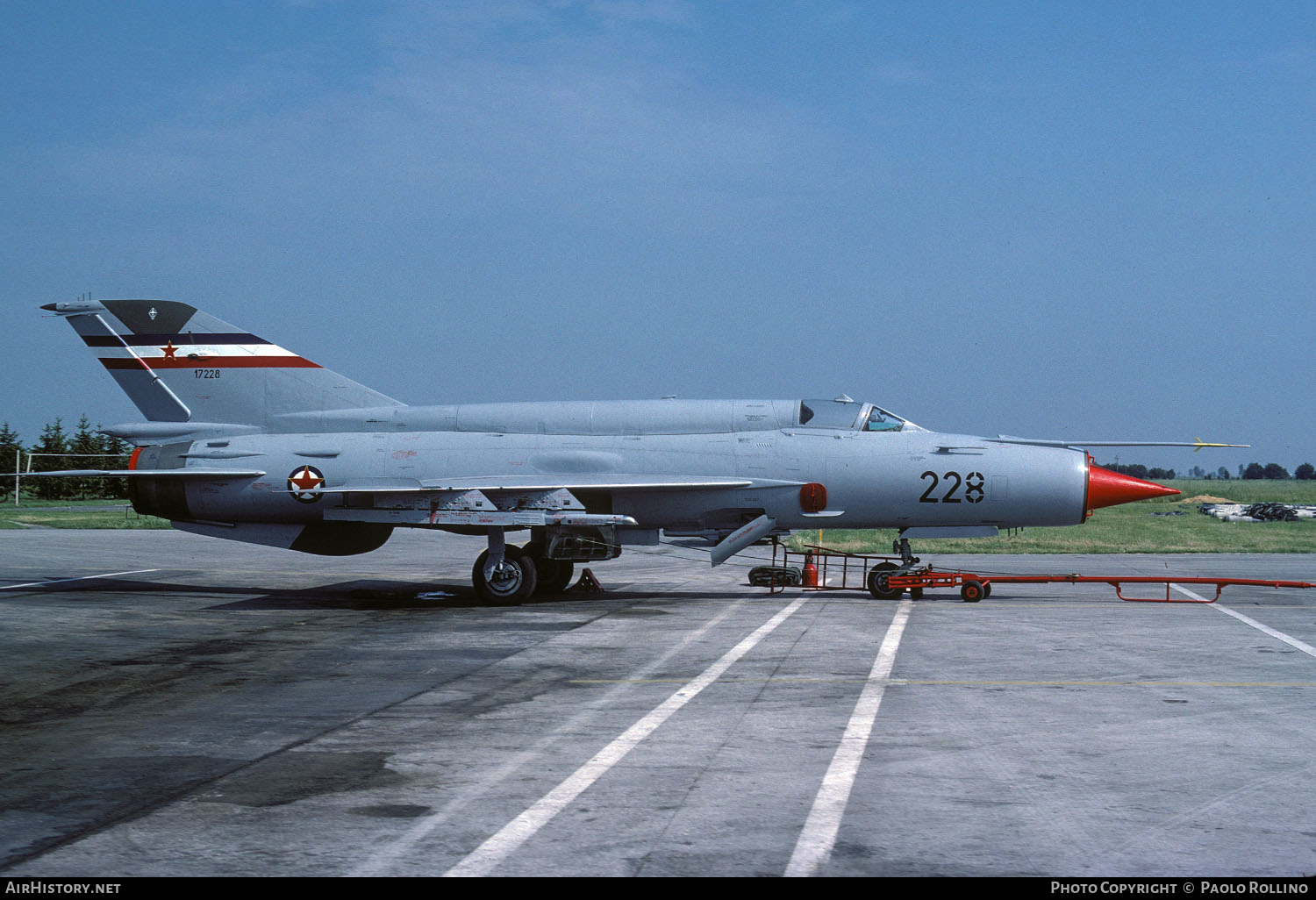 Aircraft Photo of 17228 | Mikoyan-Gurevich MiG-21bis | Yugoslavia - Air Force | AirHistory.net #248229