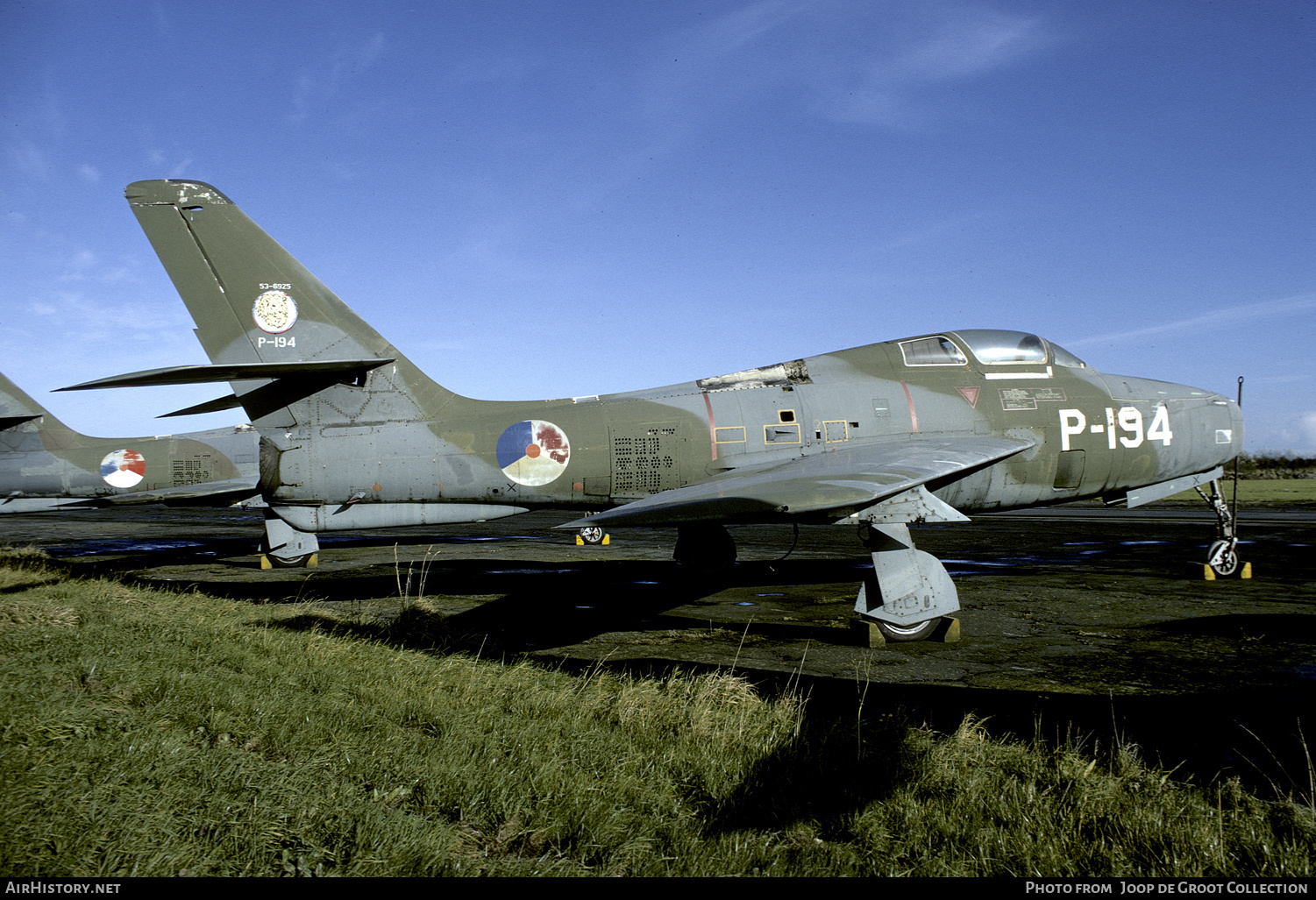 Aircraft Photo of P-194 | Republic F-84F Thunderstreak | Netherlands - Air Force | AirHistory.net #248239