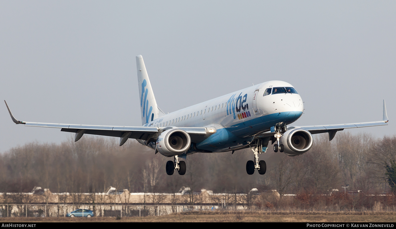 Aircraft Photo of G-FBEH | Embraer 195LR (ERJ-190-200LR) | Flybe | AirHistory.net #248244