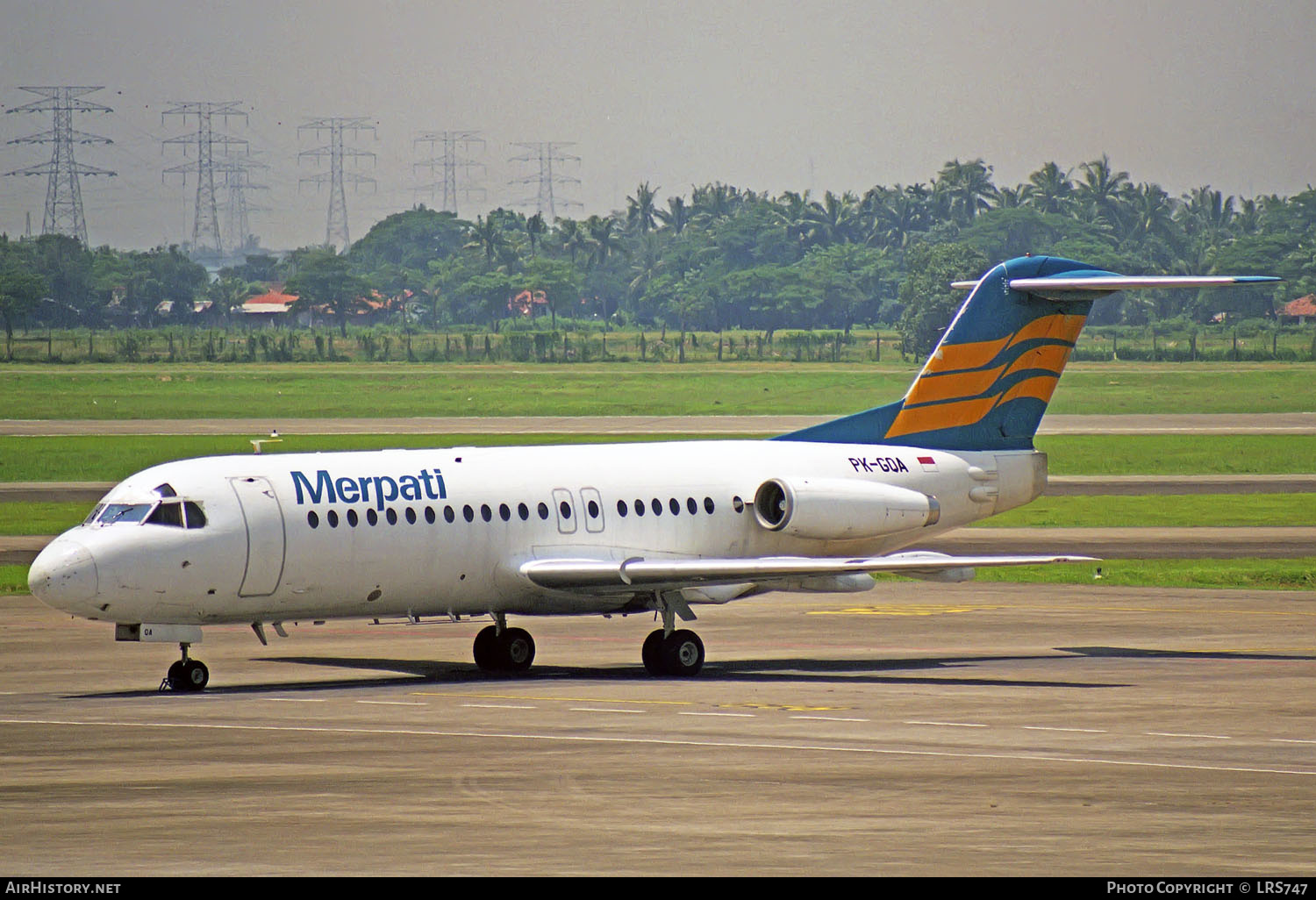 Aircraft Photo of PK-GQA | Fokker F28-4000 Fellowship | Merpati Nusantara Airlines | AirHistory.net #248249