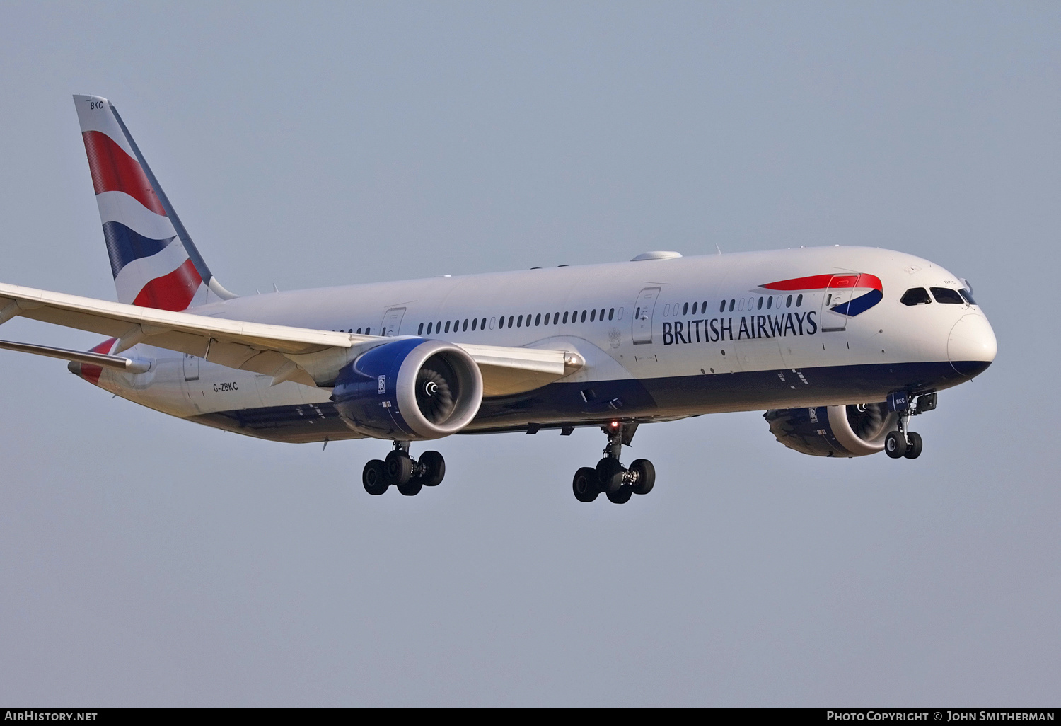 Aircraft Photo of G-ZBKC | Boeing 787-9 Dreamliner | British Airways | AirHistory.net #248254