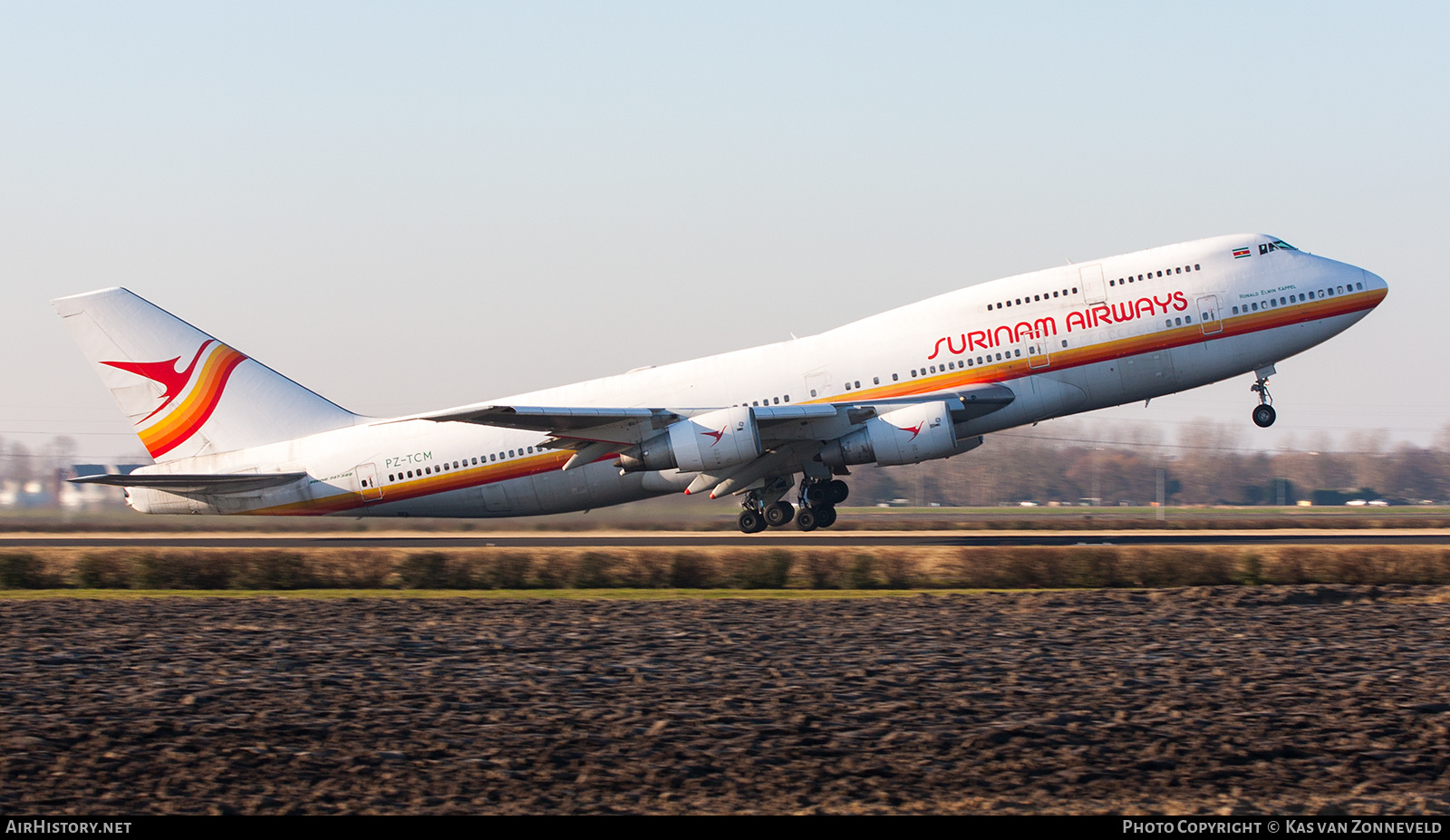 Aircraft Photo of PZ-TCM | Boeing 747-306M | Surinam Airways | AirHistory.net #248259