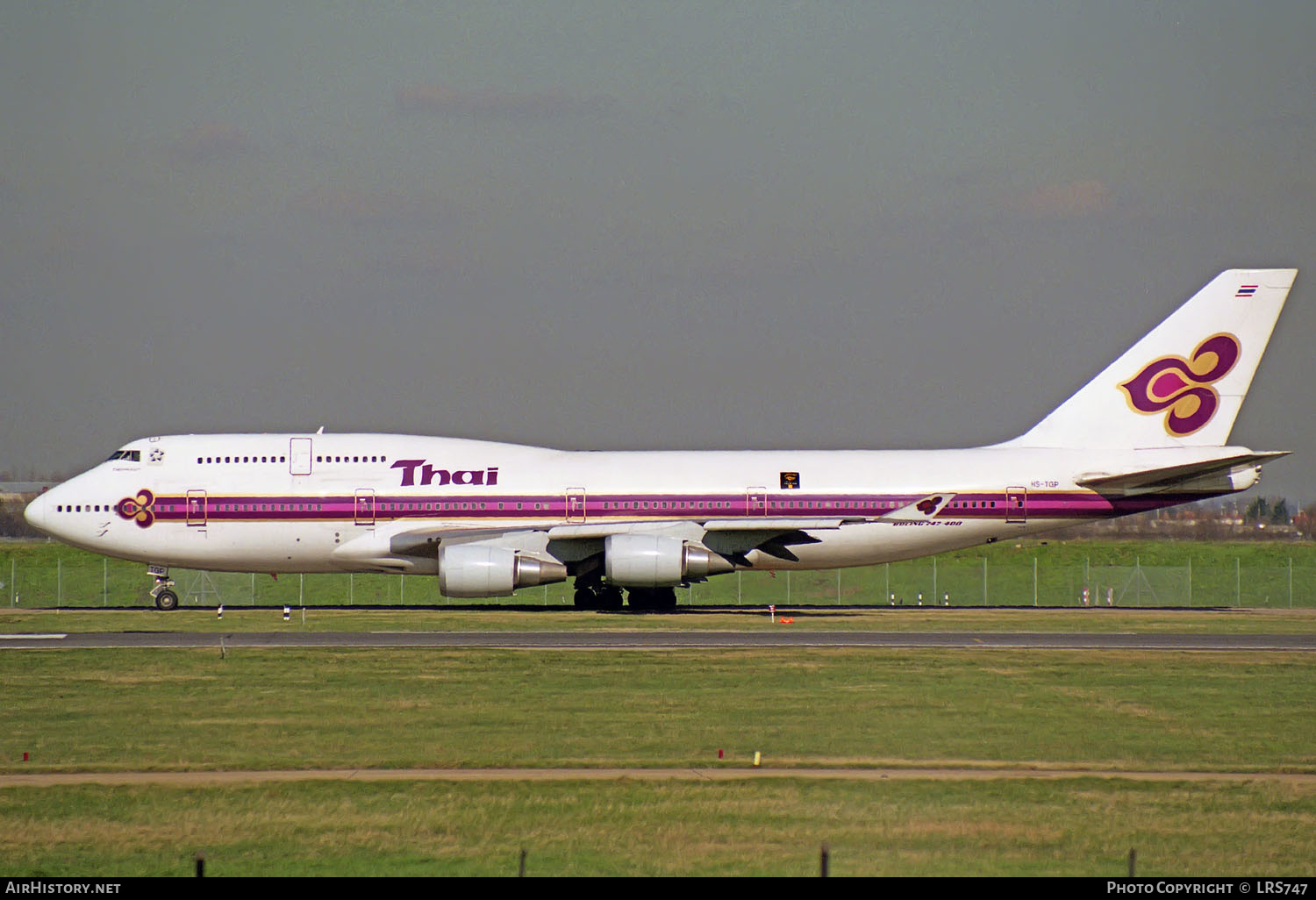 Aircraft Photo of HS-TGP | Boeing 747-4D7 | Thai Airways International | AirHistory.net #248270