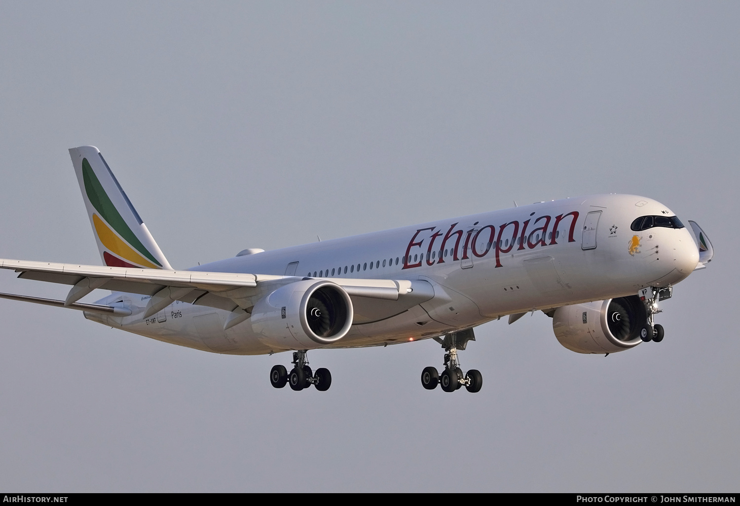 Aircraft Photo of ET-AWP | Airbus A350-941 | Ethiopian Airlines | AirHistory.net #248279