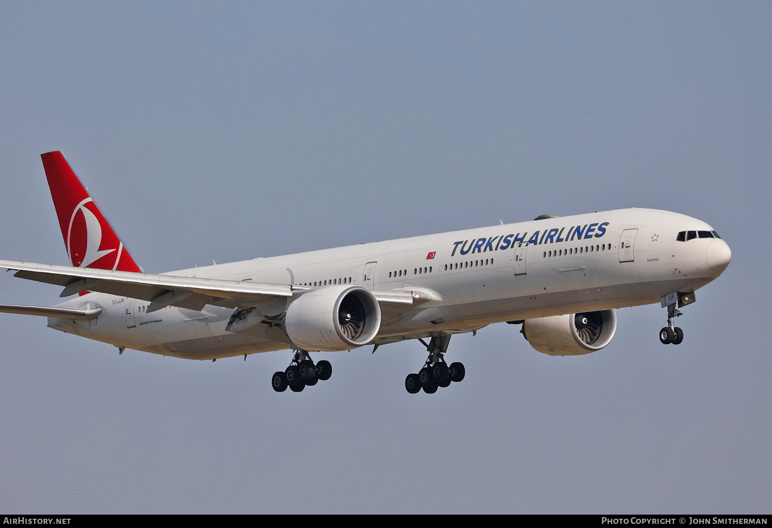 Aircraft Photo of TC-JJK | Boeing 777-312/ER | Turkish Airlines | AirHistory.net #248283