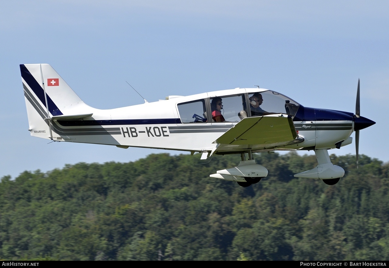 Aircraft Photo of HB-KOE | Robin DR-400-180 Regent | AirHistory.net #248299