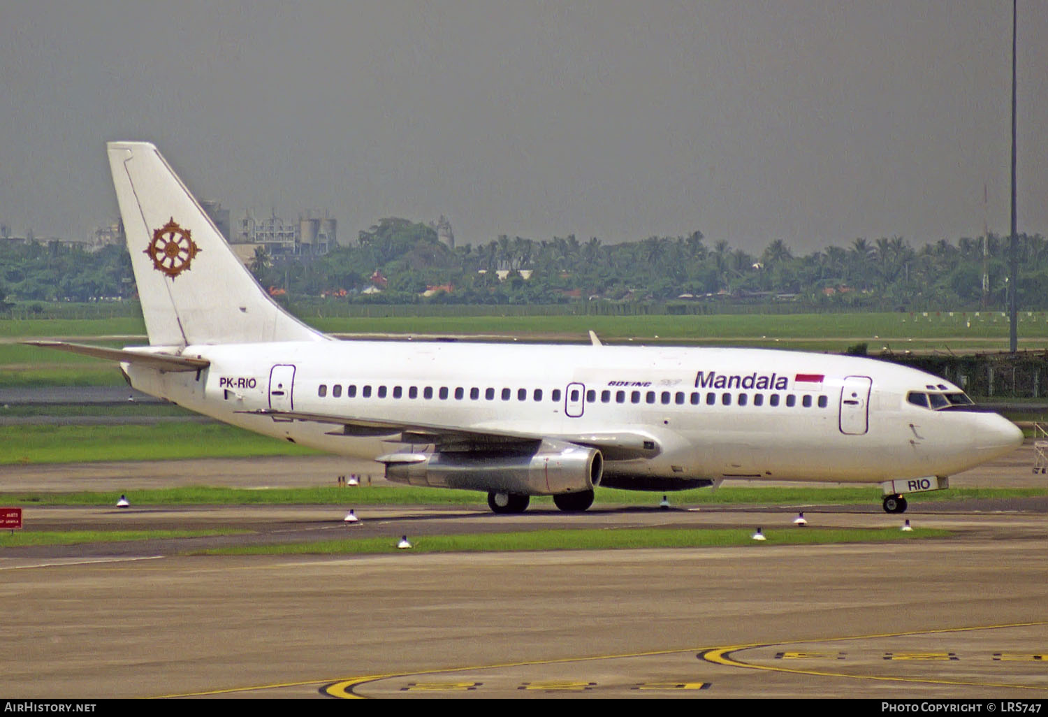 Aircraft Photo of PK-RIO | Boeing 737-209/Adv | Mandala Airlines | AirHistory.net #248305