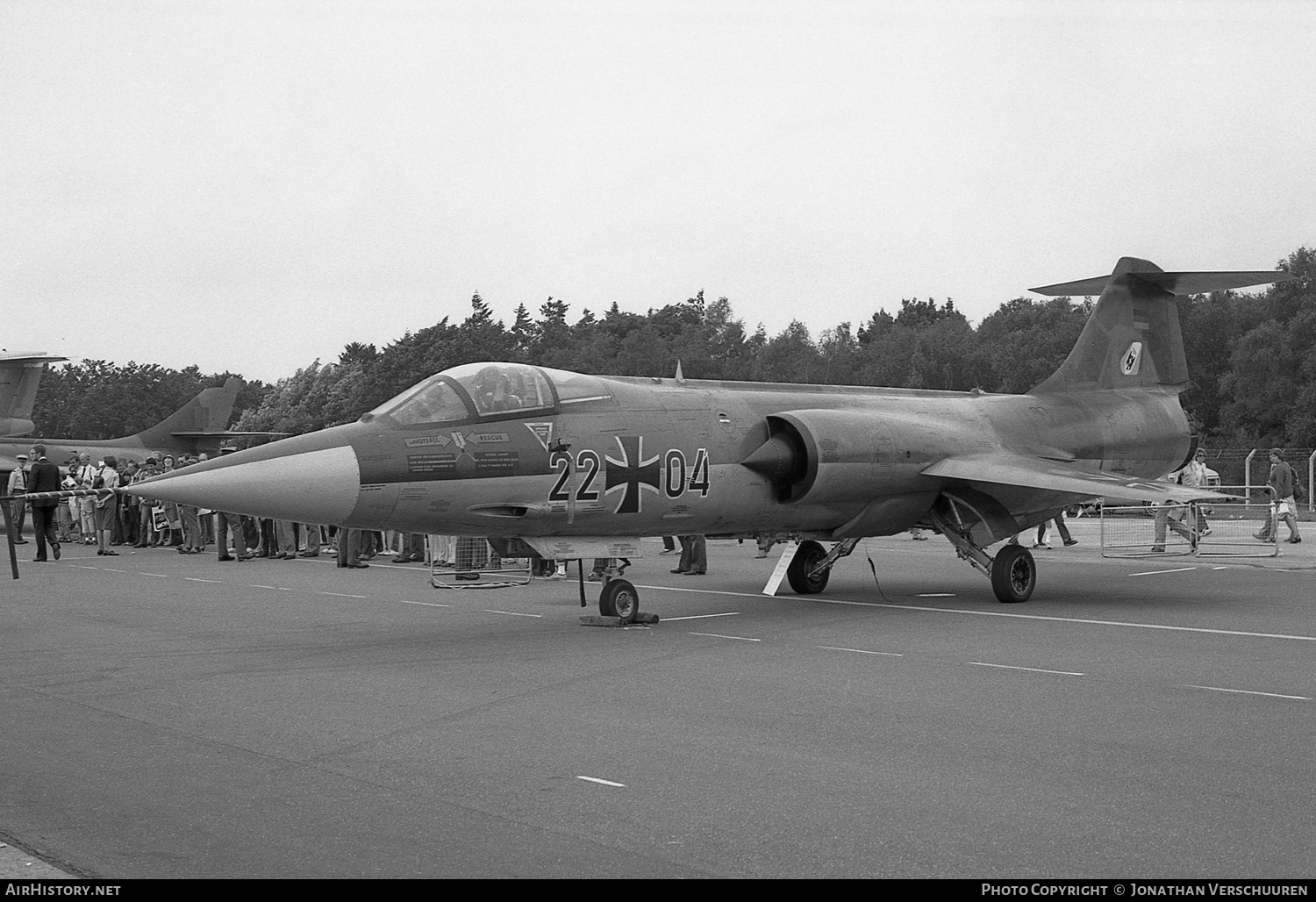 Aircraft Photo of 2204 | Lockheed F-104G Starfighter | Germany - Air Force | AirHistory.net #248316