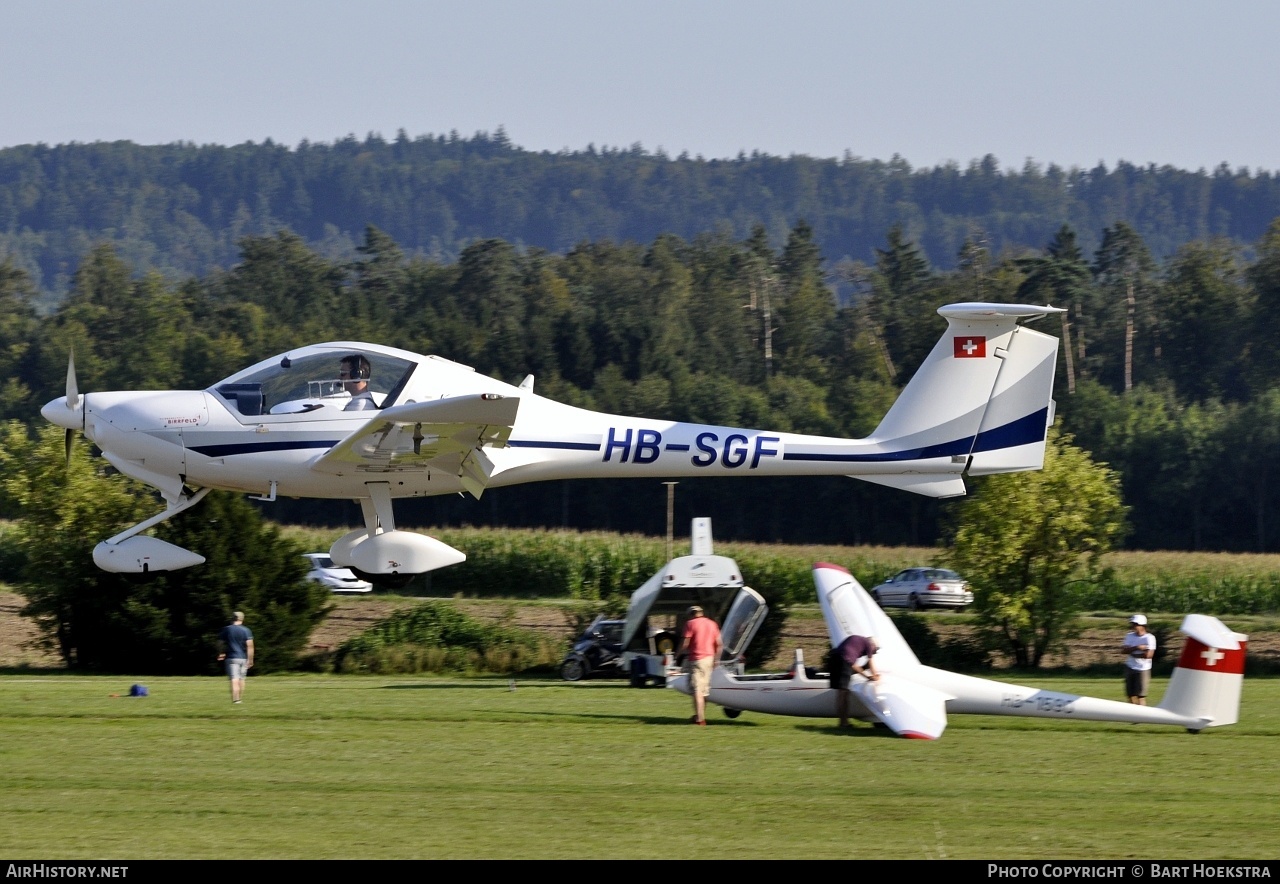 Aircraft Photo of HB-SGF | HOAC DV-20 Katana | Fliegerschule Birrfeld | AirHistory.net #248324