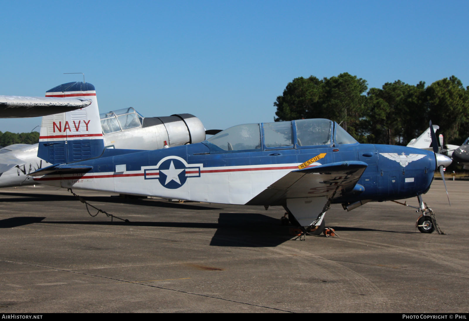 Aircraft Photo of 140818 | Beech T-34B Mentor (D45) | USA - Navy | AirHistory.net #248326