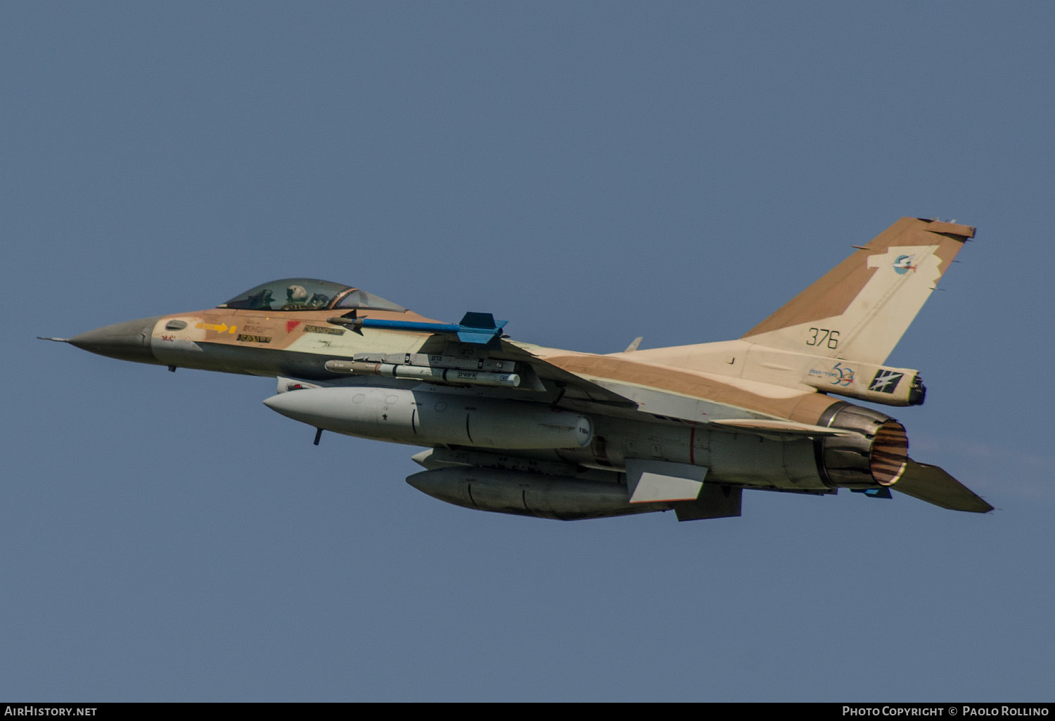 Aircraft Photo of 376 | General Dynamics F-16C Barak | Israel - Air Force | AirHistory.net #248328