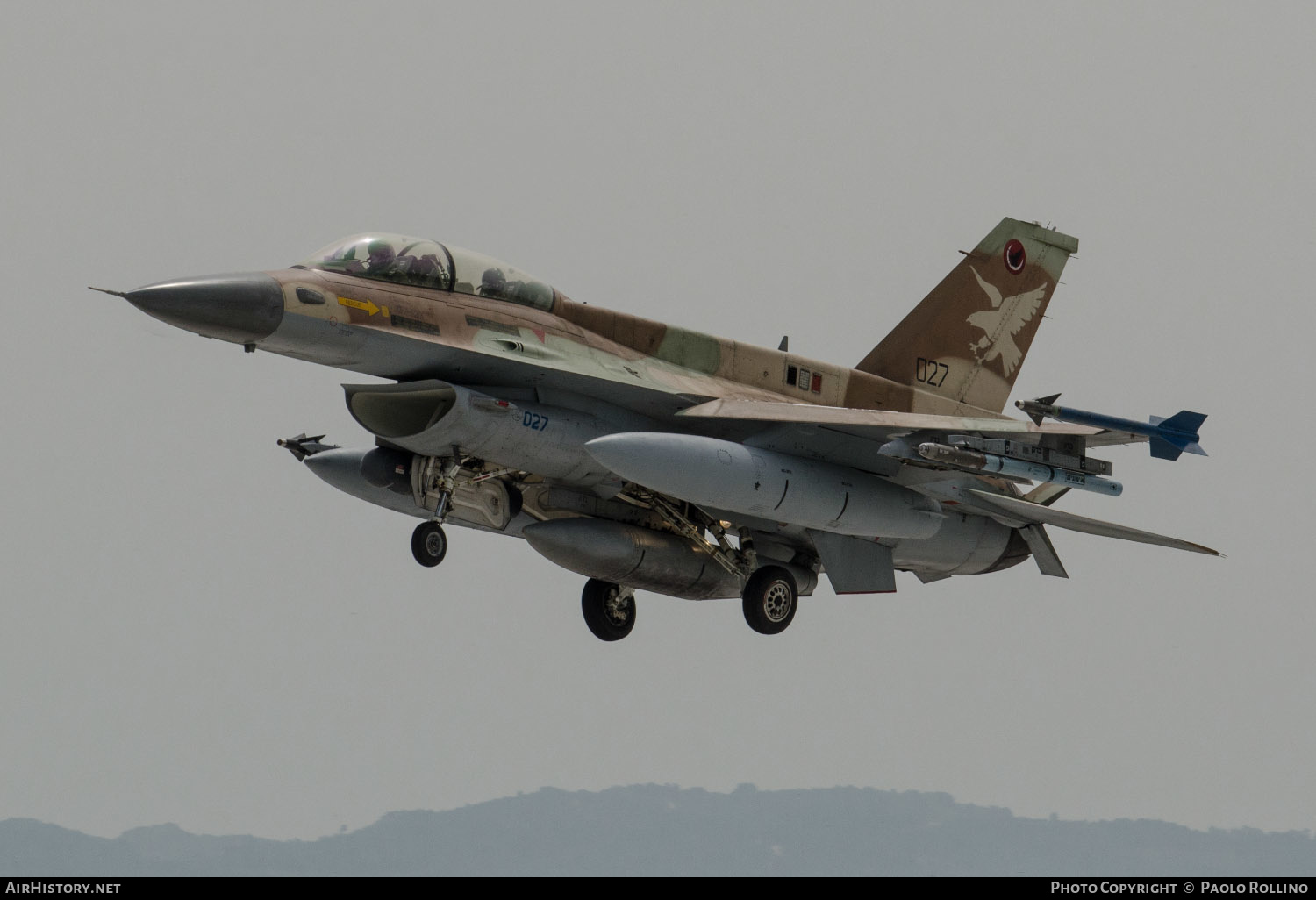 Aircraft Photo of 027 | General Dynamics F-16D Barak | Israel - Air Force | AirHistory.net #248343