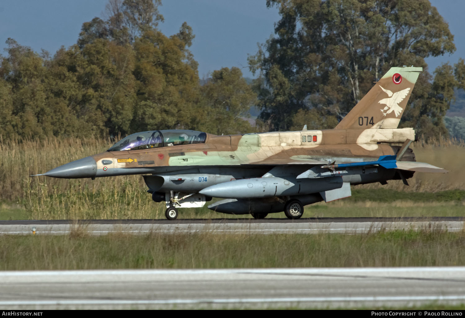 Aircraft Photo of 074 | General Dynamics F-16D Barak | Israel - Air Force | AirHistory.net #248358