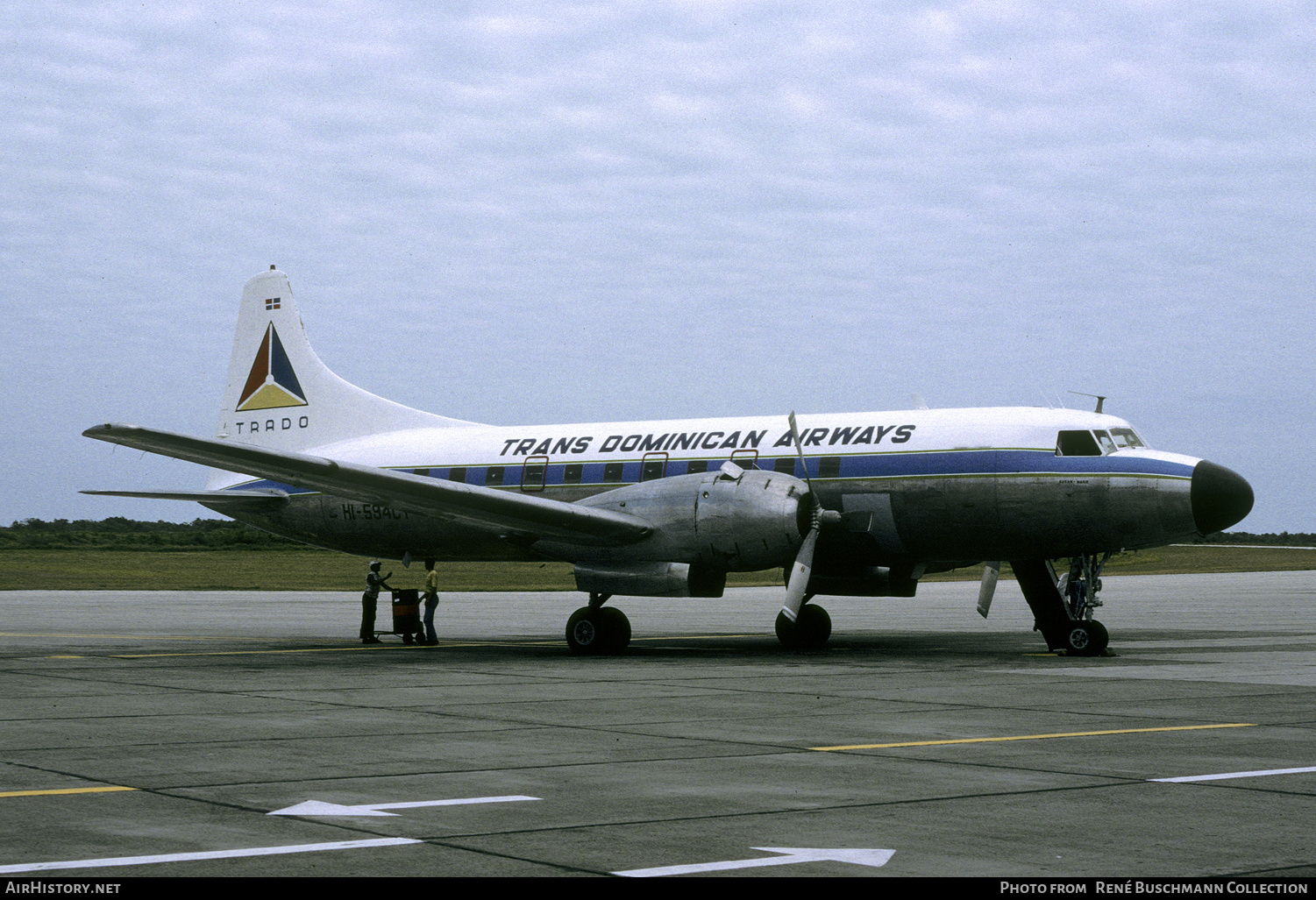 Aircraft Photo of HI-594CT | Convair 440 | Trans Dominican Airways - TRADO | AirHistory.net #248373
