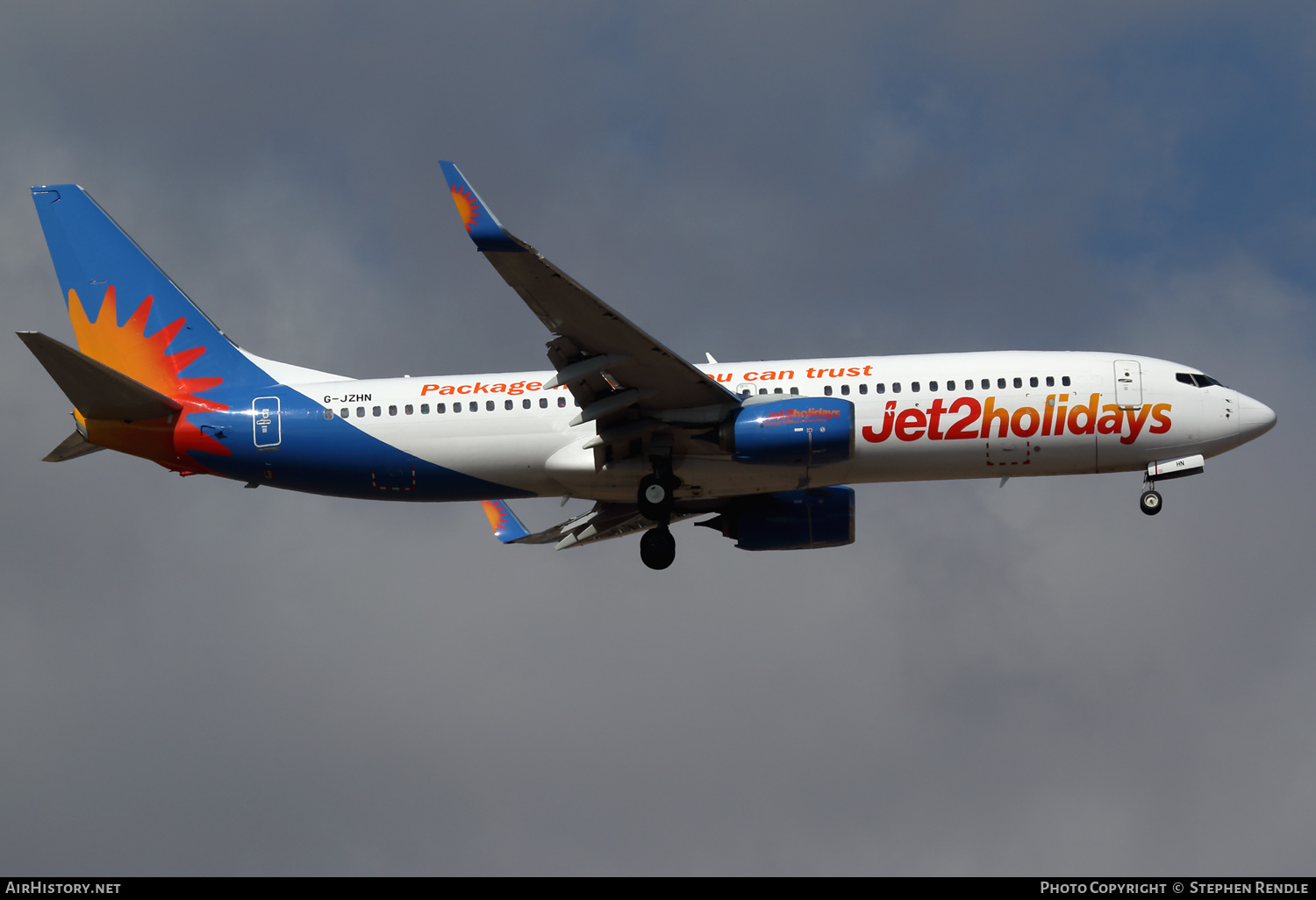 Aircraft Photo of G-JZHN | Boeing 737-800 | Jet2 Holidays | AirHistory.net #248378
