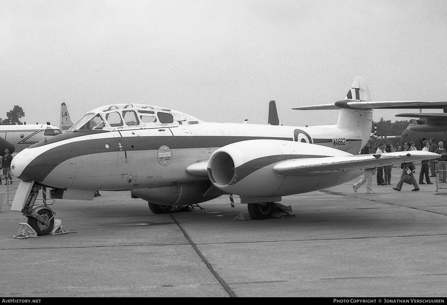 Aircraft Photo of WA662 | Gloster Meteor T7 | UK - Air Force | AirHistory.net #248383