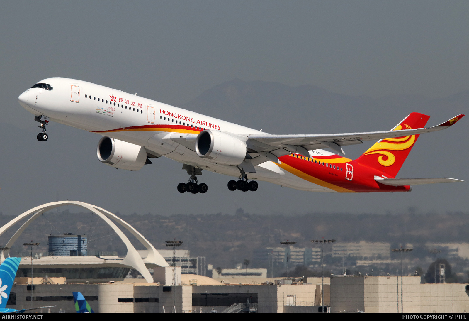 Aircraft Photo of B-LGC | Airbus A350-941 | Hong Kong Airlines | AirHistory.net #248402