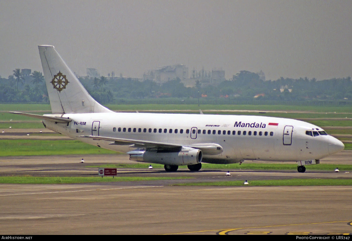 Aircraft Photo of PK-RIM | Boeing 737-230/Adv | Mandala Airlines | AirHistory.net #248412