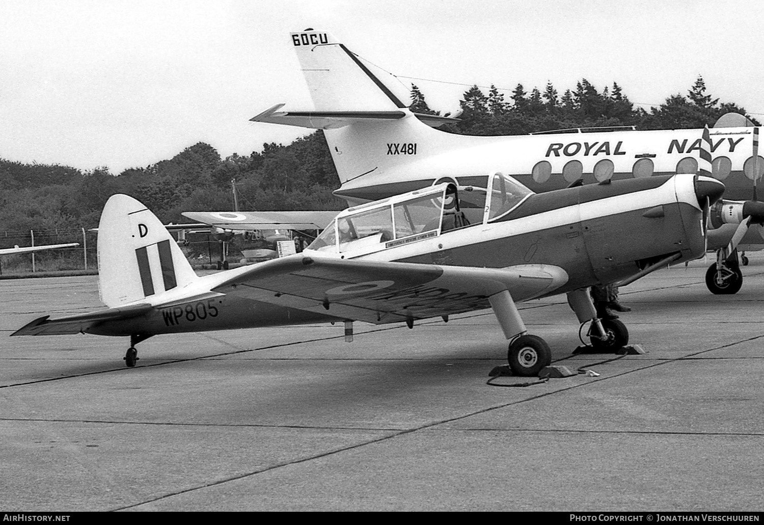 Aircraft Photo of WP805 | De Havilland DHC-1 Chipmunk T10 | UK - Air Force | AirHistory.net #248435