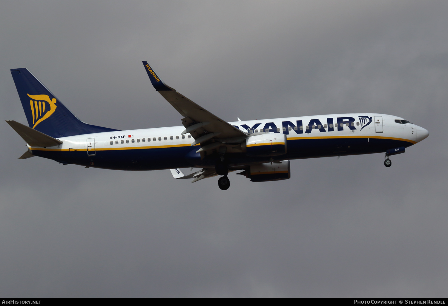Aircraft Photo of 9H-QAP | Boeing 737-8AS | Ryanair | AirHistory.net #248439