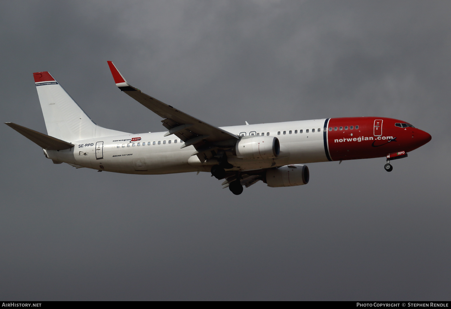 Aircraft Photo of SE-RPD | Boeing 737-8JP | Norwegian | AirHistory.net #248446