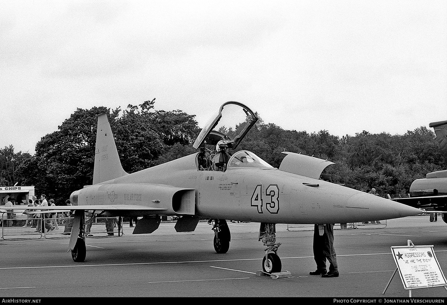 Aircraft Photo of 74-1543 / 01543 | Northrop F-5E Tiger II | USA - Air Force | AirHistory.net #248484