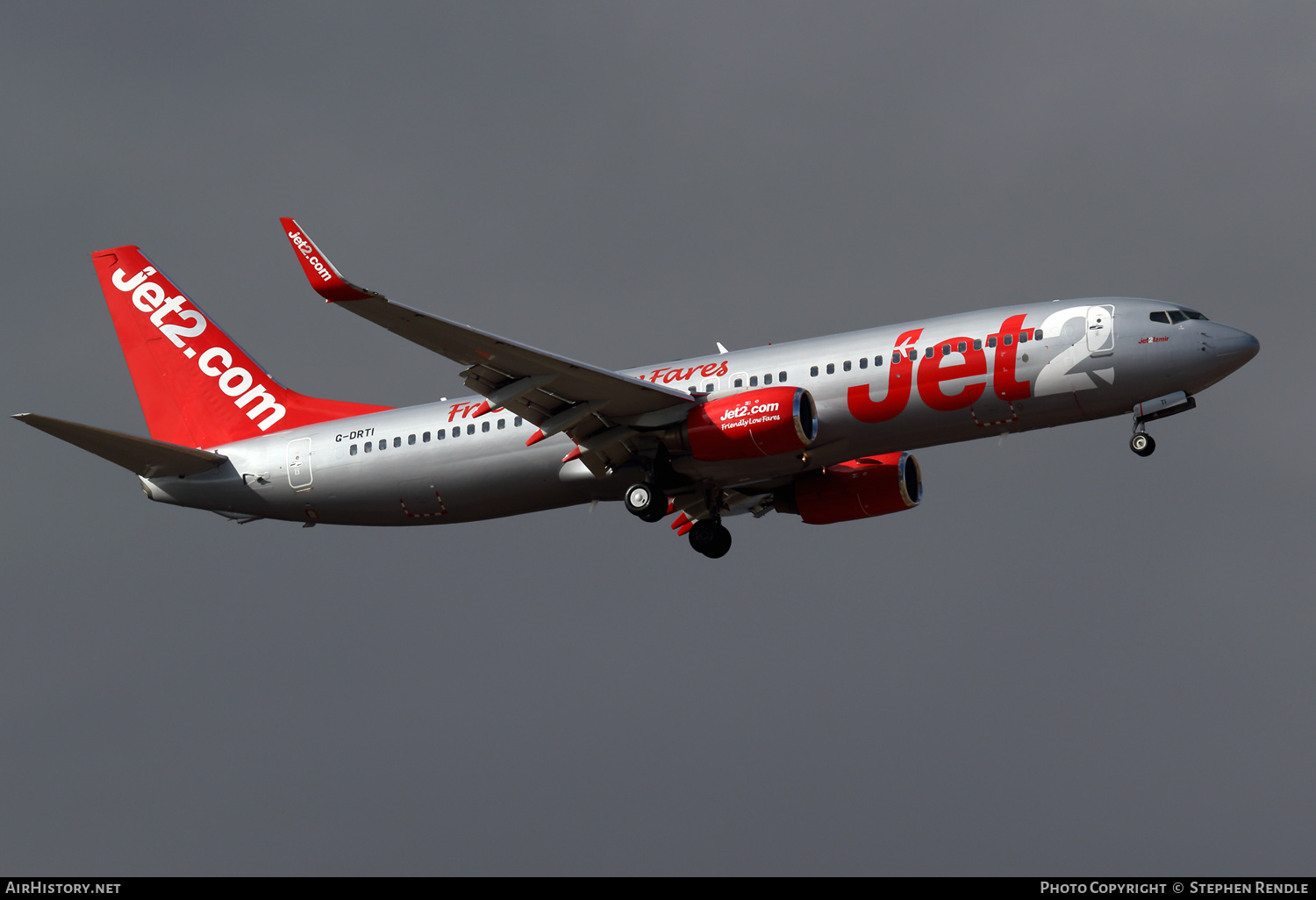 Aircraft Photo of G-DRTI | Boeing 737-8FH | Jet2 | AirHistory.net #248490