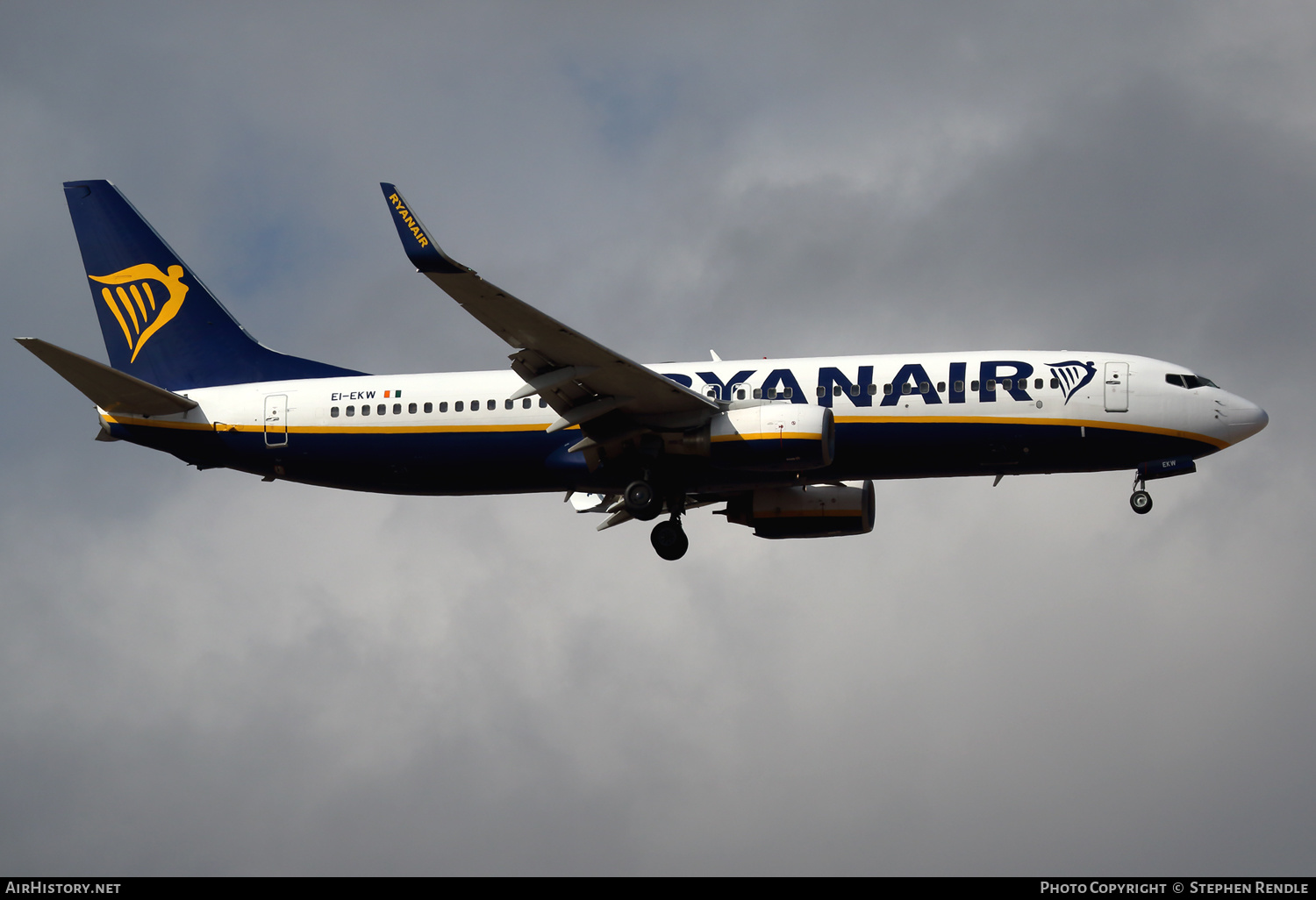 Aircraft Photo of EI-EKW | Boeing 737-8AS | Ryanair | AirHistory.net #248491