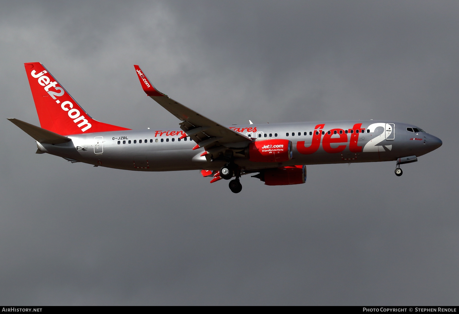 Aircraft Photo of G-JZBL | Boeing 737-800 | Jet2 | AirHistory.net #248497