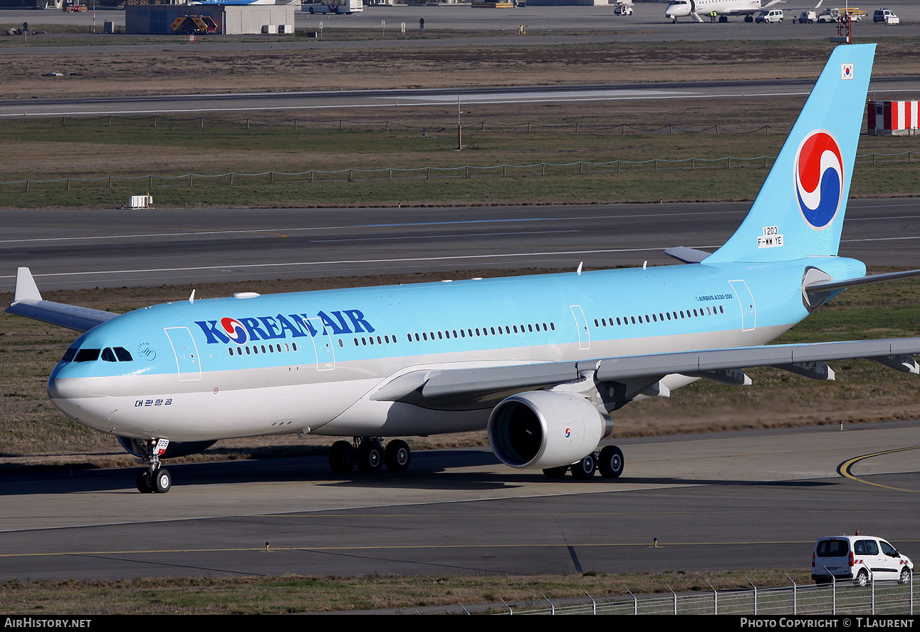 Aircraft Photo of F-WWYE | Airbus A330-223 | Korean Air | AirHistory.net #248508