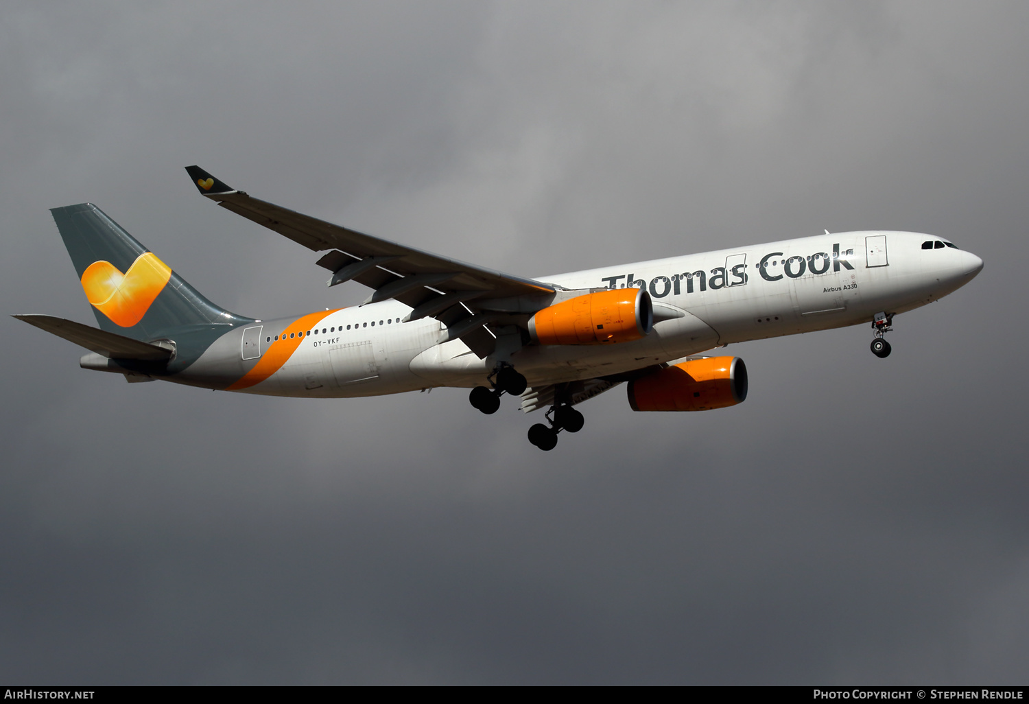 Aircraft Photo of OY-VKF | Airbus A330-243 | Thomas Cook Airlines | AirHistory.net #248526