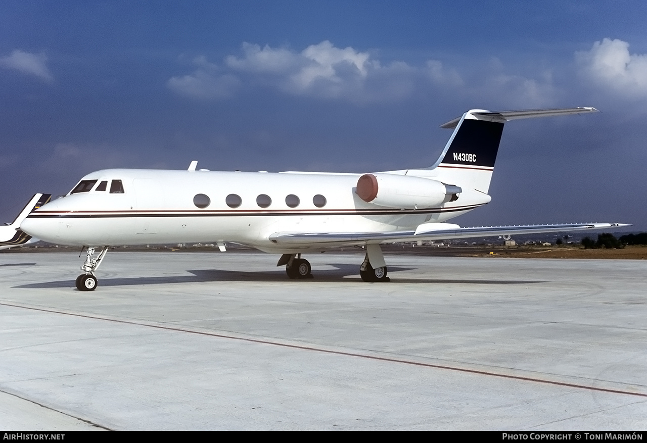 Aircraft Photo of N430BC | Grumman G-1159 Gulfstream II | AirHistory.net #248544