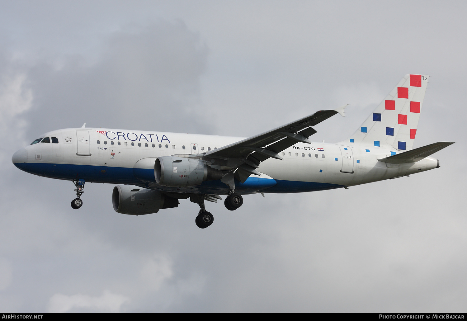 Aircraft Photo of 9A-CTG | Airbus A319-112 | Croatia Airlines | AirHistory.net #248548