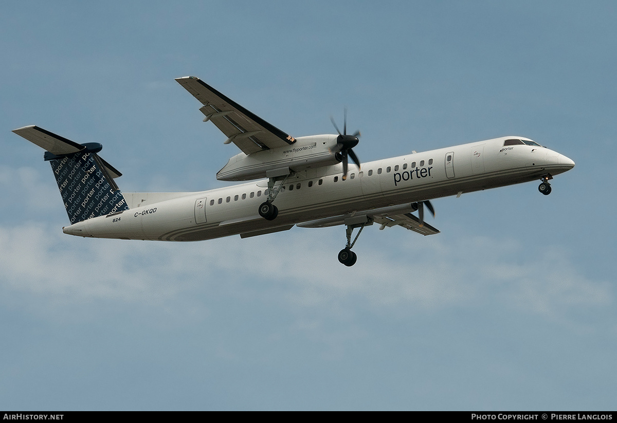 Aircraft Photo of C-GKQD | Bombardier DHC-8-402 Dash 8 | Porter Airlines | AirHistory.net #248588
